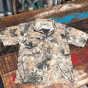 Kids Tropical Print Shirt